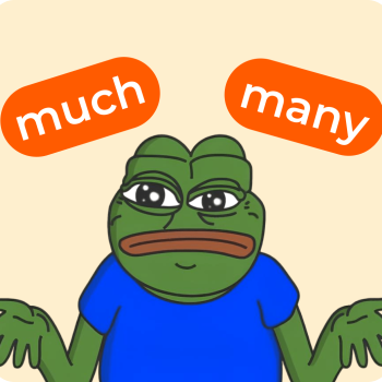 Разница между much, many и a lot of