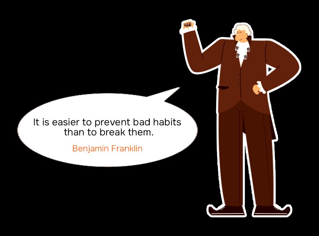 Good habits quote