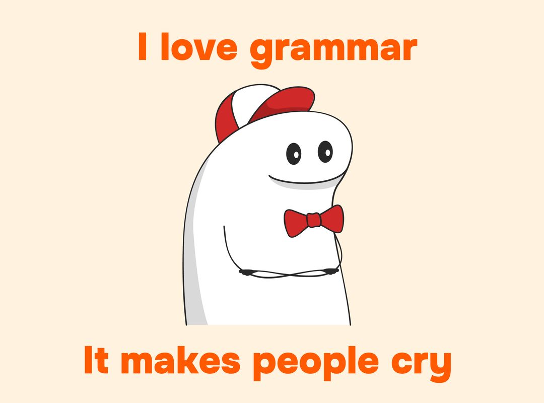 Мем про английскую грамматику